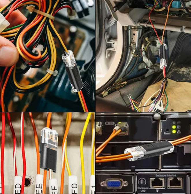 Connecteur câble 2 broches — sans soudure