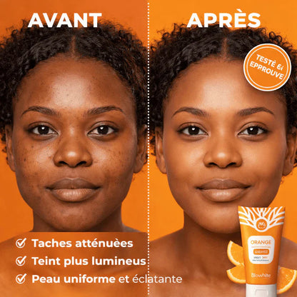 Gel Exfoliant à l'Orange - Dites adieu aux taches. Révélez votre éclat (TTtd)