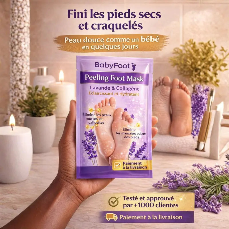 Masque Exfoliant pour les Pieds | Peaux Douces et Lisses