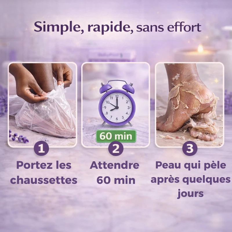 Masque Exfoliant pour les Pieds | Peaux Douces et Lisses