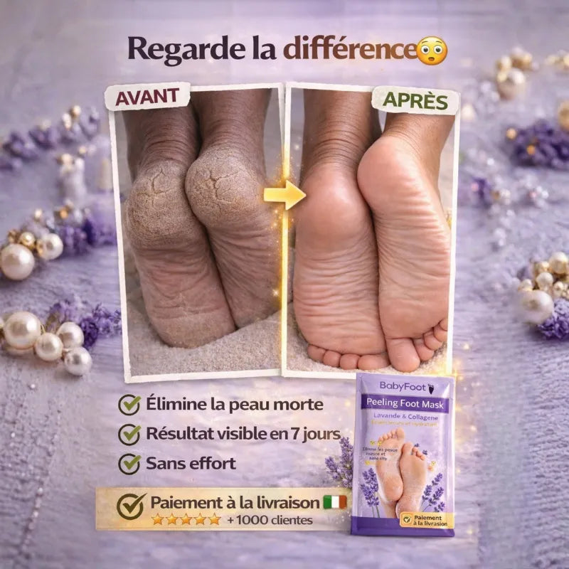 Masque Exfoliant pour les Pieds | Peaux Douces et Lisses
